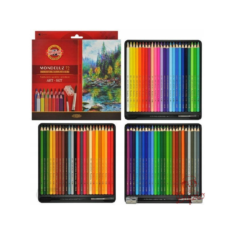 Kredki MONDELUZ 72 kol. pudełko karton 3714 KOH-I-NOOR