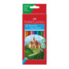 Kredki ZAMEK 12 kolorów opakowanie kartonowe 120112 FC FABER-CASTELL