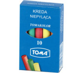 Kreda szkolna kolorowa 10szt 81201 TOMA