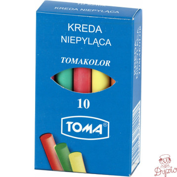 Kreda szkolna kolorowa 10szt 81201 TOMA