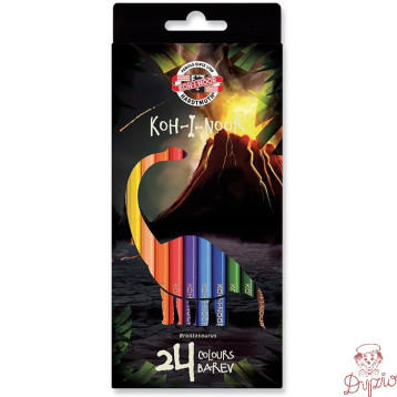Kredki DINO 24 kol. 3594 KOH-I-NOOR