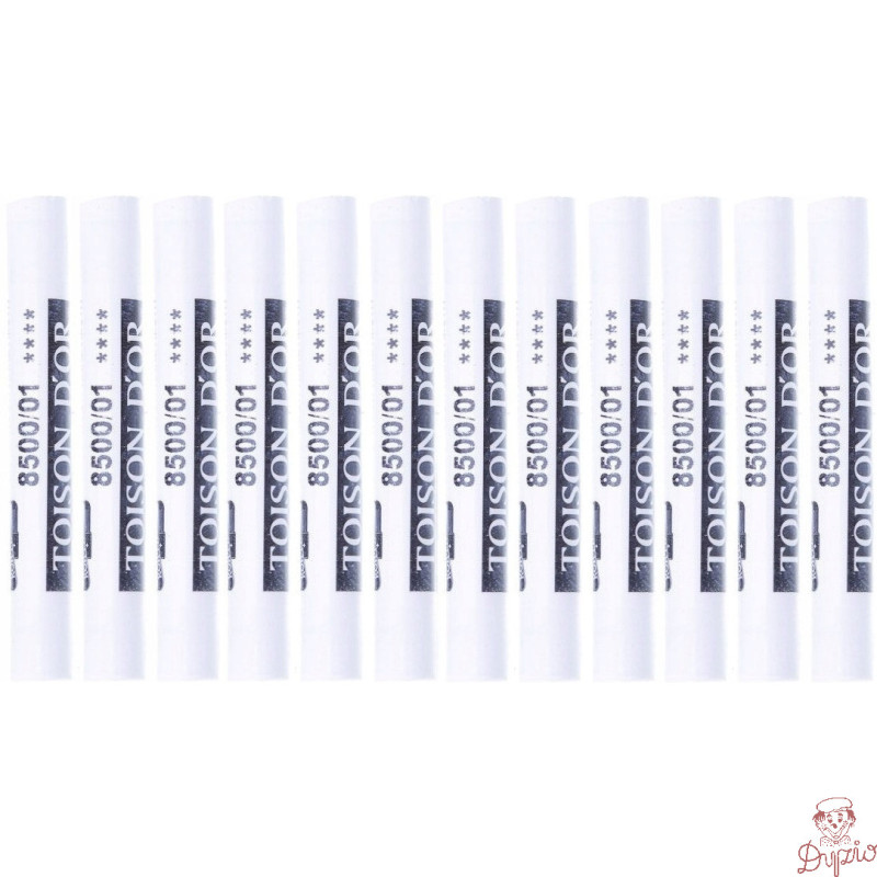 Kredki pastele suche TITANIUM WHITE (12szt.) 8500-01 KOH-I-NOOR