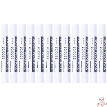Kredki pastele suche TITANIUM WHITE (12szt.) 8500-01 KOH-I-NOOR