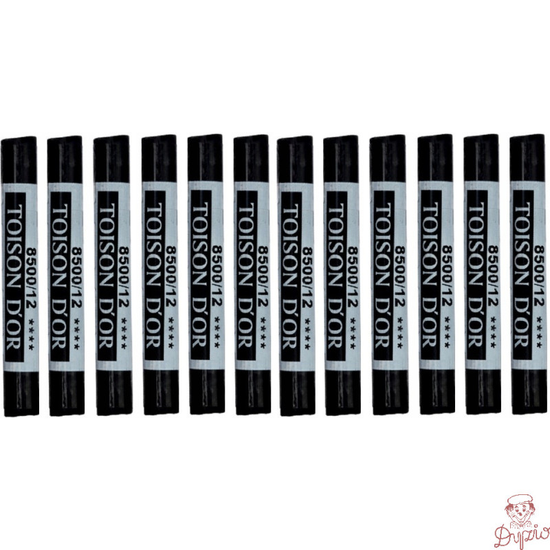 Kredki pastele suche IVORY BLACK (12 szt.) 8500/12 KOH-I-NOOR