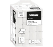 Ręcznik ZZ V-FOLD KATRIN Basic biały 2w makulatura 16g/m2 23x22,4cm 35564/561667 4000skł ZIG ZAG 2