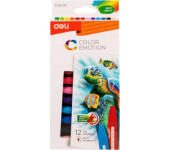 Pastele olejne COLOR EMOTION 12 kolorów EC20100 DELI