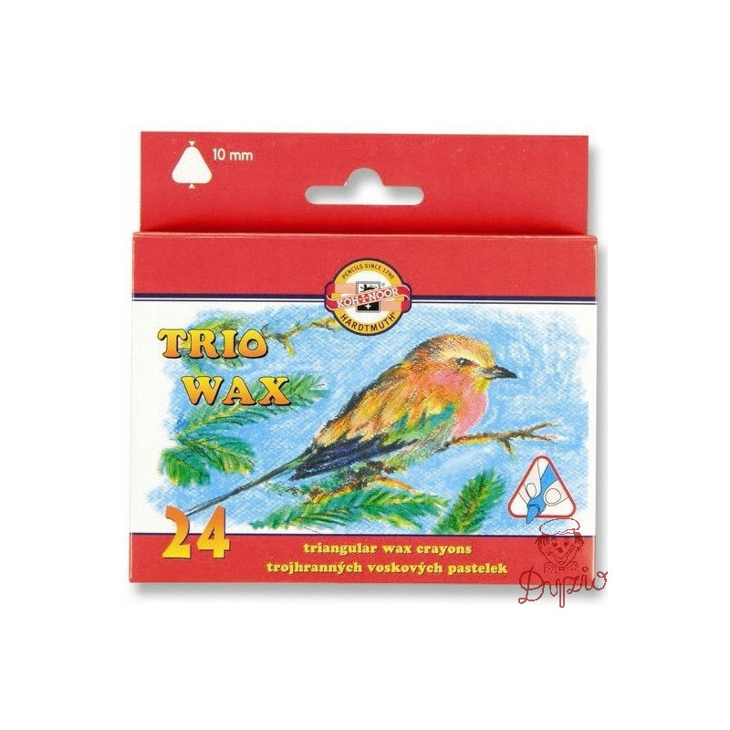Kredki TRIO WAX JUMBO 24 kol. 10mm 8274/2 KOH-I-NOOR