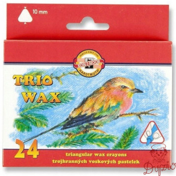 Kredki TRIO WAX JUMBO 24 kol. 10mm 8274/2 KOH-I-NOOR
