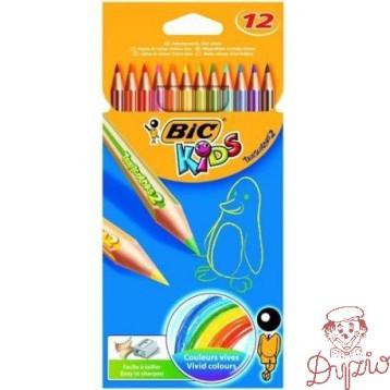 Kredki ołówkowe BIC Tropicolor 12 kolorów 83256610