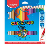 Kredki trójkątne MAPED COLORPEPS 24kolorów 183224