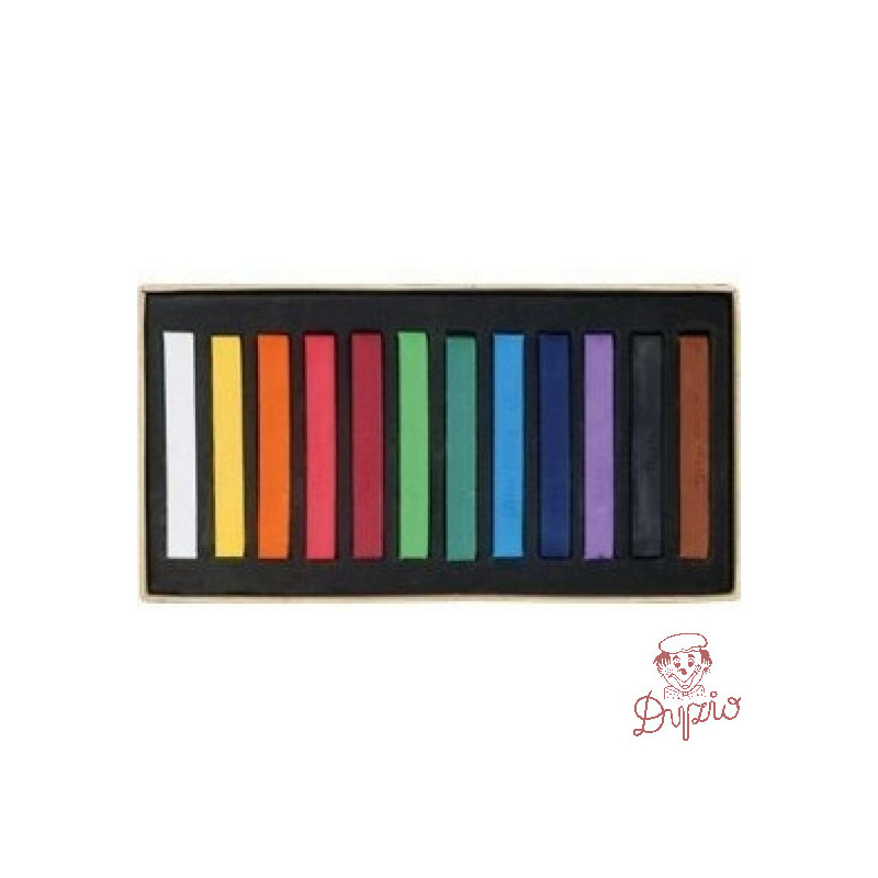 Kredki pastele suche 12 kolorów Master F2012 MARIES 170-2090