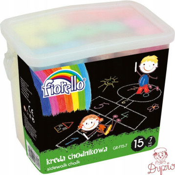 Kreda chodnikowa GR-F15-7 FIORELLO 7 kol 15szt 170-2295