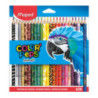 Kredki Color Peps Animals trójkątne 24 szt pud. z zaw. 832224 MAPED