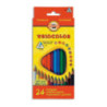 Kredki szkolne TRICOLOR TYGRYS 7mm 24 kolory 3134 KOH-I-NOOR