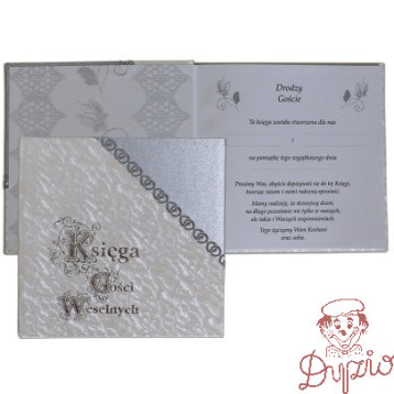 Księga Gości Weselnych 225x220mm 1829-319-105 WARTA