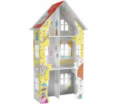 Kolorowanka składana 3D XXL Domek ul.Fiołkowa 4 PD-000201 MONUMI