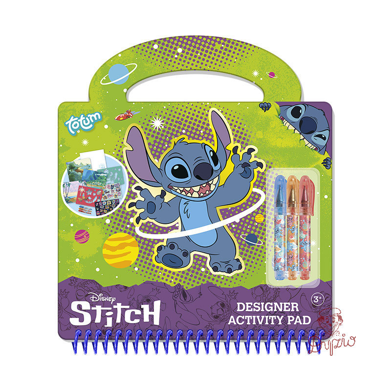 Zestaw kreatywny do rysowania szablony, naklejki STITCH TT700093 GRAFIX