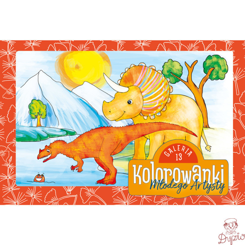 Kolorowanki B5 Galeria 13 dinozaury GAL-110 Michalczyk i Prokop