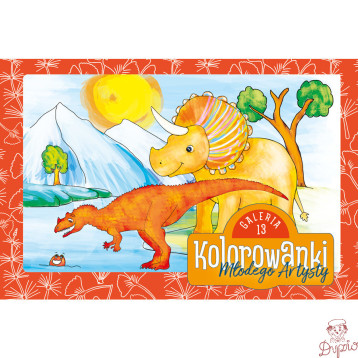 Kolorowanki B5 Galeria 13 dinozaury GAL-110 Michalczyk i Prokop