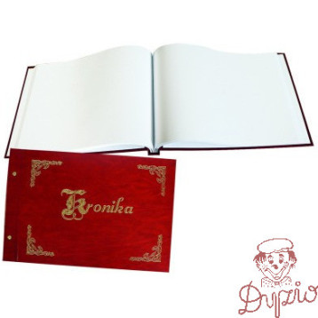 Kronika A3 pozioma bordowa, złocona 1829-319-022 WARTA