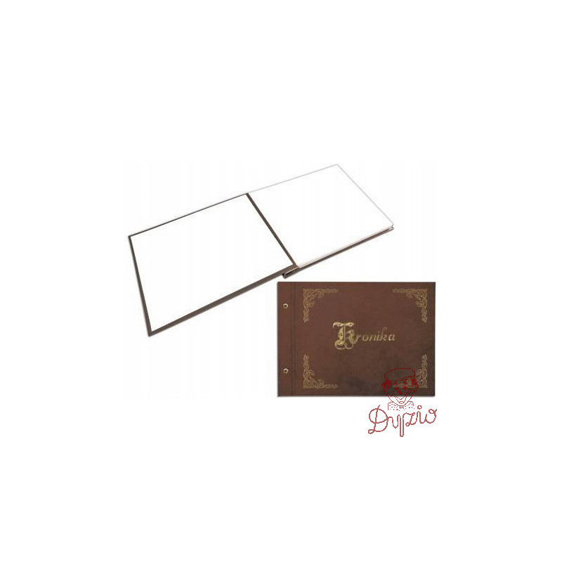 Kronika 345x255mm złocona brązowa 1829-319-029 WARTA