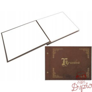 Kronika 345x255mm złocona brązowa 1829-319-029 WARTA