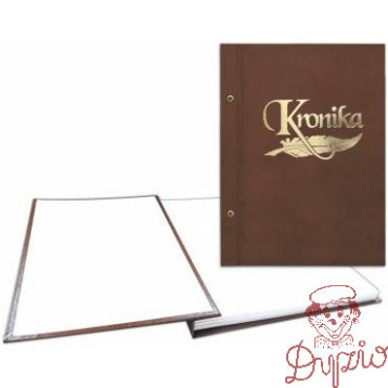 Kronika 310 x 420mm pionowa brąz złocony 1829-319-076 WARTA