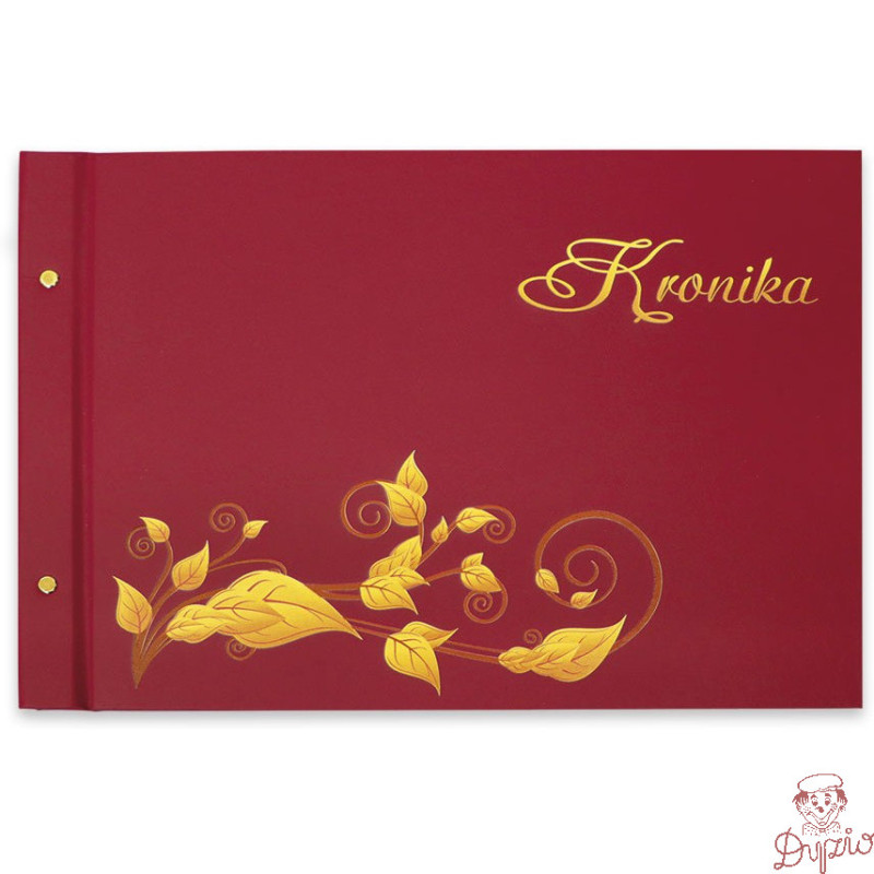 Kronika A3 malowana pozioma bordowa 415x297mm 1829-319-065 WARTA