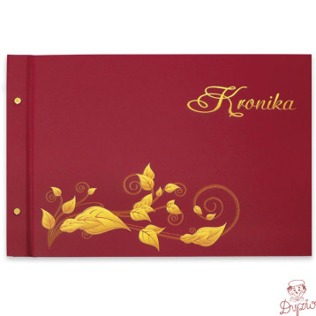 Kronika A3 malowana pozioma bordowa 415x297mm 1829-319-065 WARTA