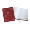 Księga Pamiątkowa złocona bordowa 255x320mm 100kartek 319-035 WARTA