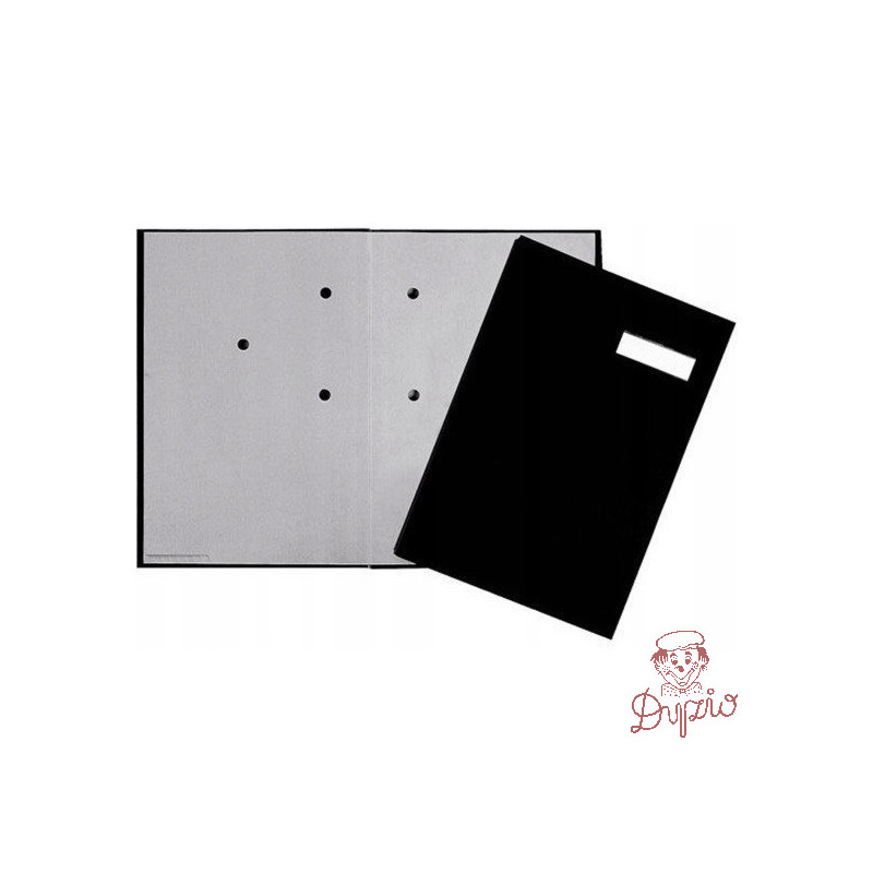 Teczka do podpisu 20-częściowa czarna PP P2419244 DURABLE