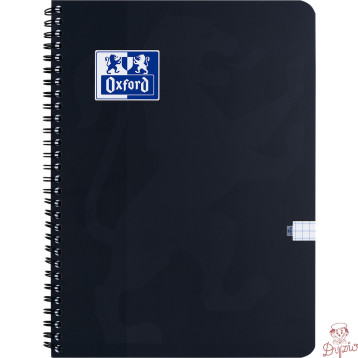 Kołozeszyt A4 80k kratka ESSE czarny 400192076 OXFORD