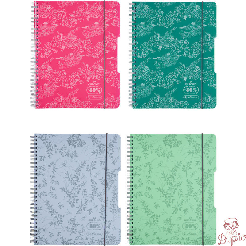 Kołozeszyt A5 80k kratka ECO PP COLORS mix kolorów 400198744 HERLITZ