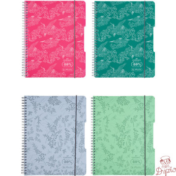 Kołozeszyt A5 80k kratka ECO PP COLORS mix kolorów 400198744 HERLITZ