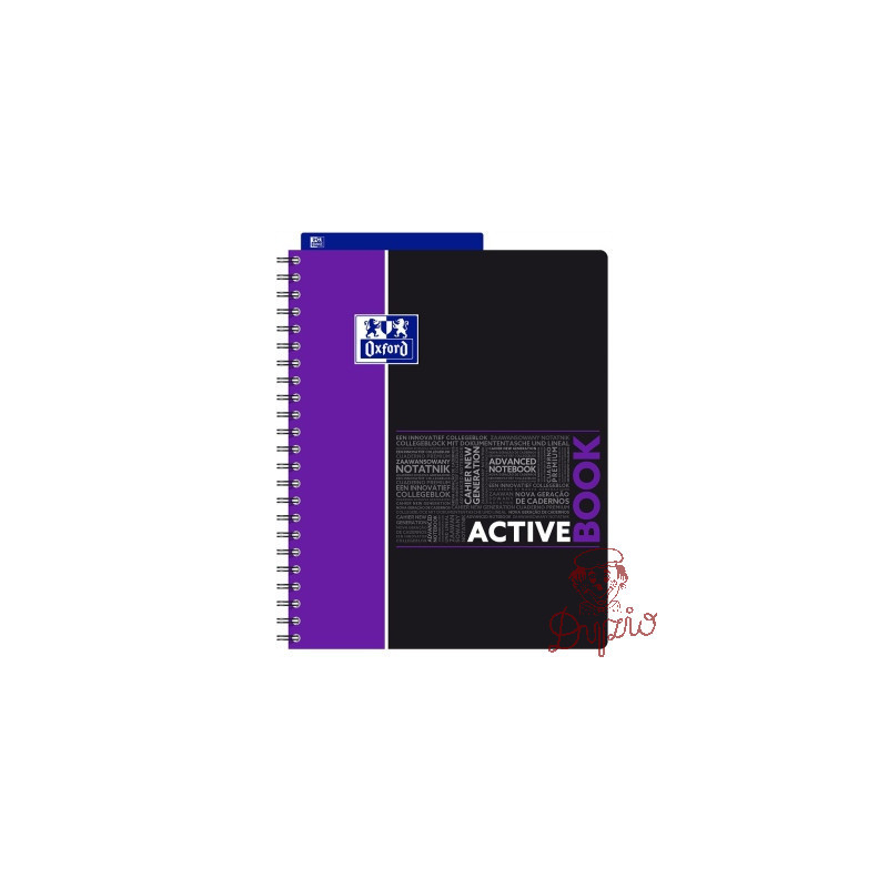 Kołozeszyt A4 80k kratka ACTIVEBOOK mix kolor STUDENT 400019520 OXFORD