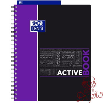 Kołozeszyt A4 80k kratka ACTIVEBOOK mix kolor STUDENT 400019520 OXFORD