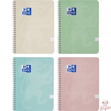 Kołozeszyt A4 80k kratka TOUCH PASTEL 400175356 OXFORD