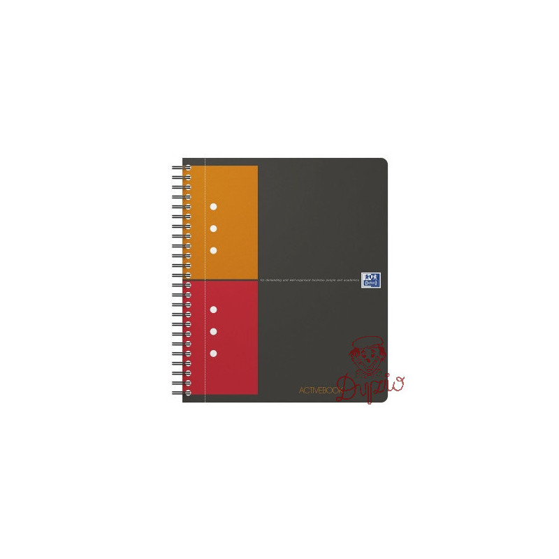 Kołonotatnik A5 80k kratka PP OXFORD Activebook International 100102880