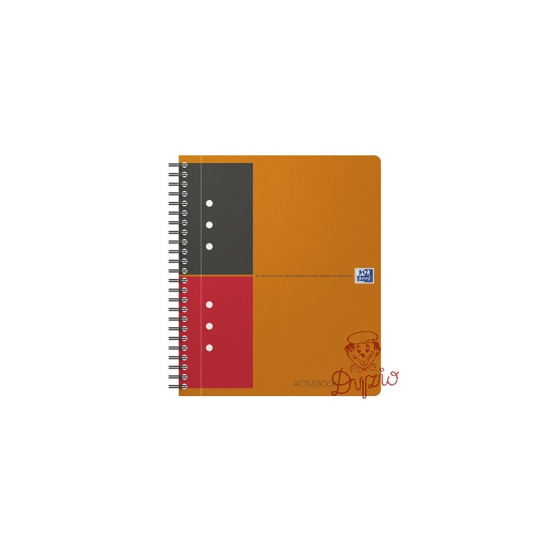 Kołonotatnik A5 80k linia PP OXFORD Activebook International 100104067