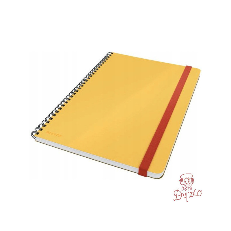 Kołonotatnik Leitz Cosy, kratka, żółty 44840019