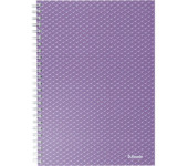 Kołonotatnik Colour`Breeze A5 w kratkę lawendowy 628469 ESSELTE