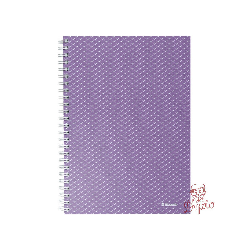 Kołonotatnik Colour`Breeze A5 w kratkę lawendowy 628469 ESSELTE