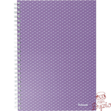 Kołonotatnik Colour`Breeze A5 w kratkę lawendowy 628469 ESSELTE