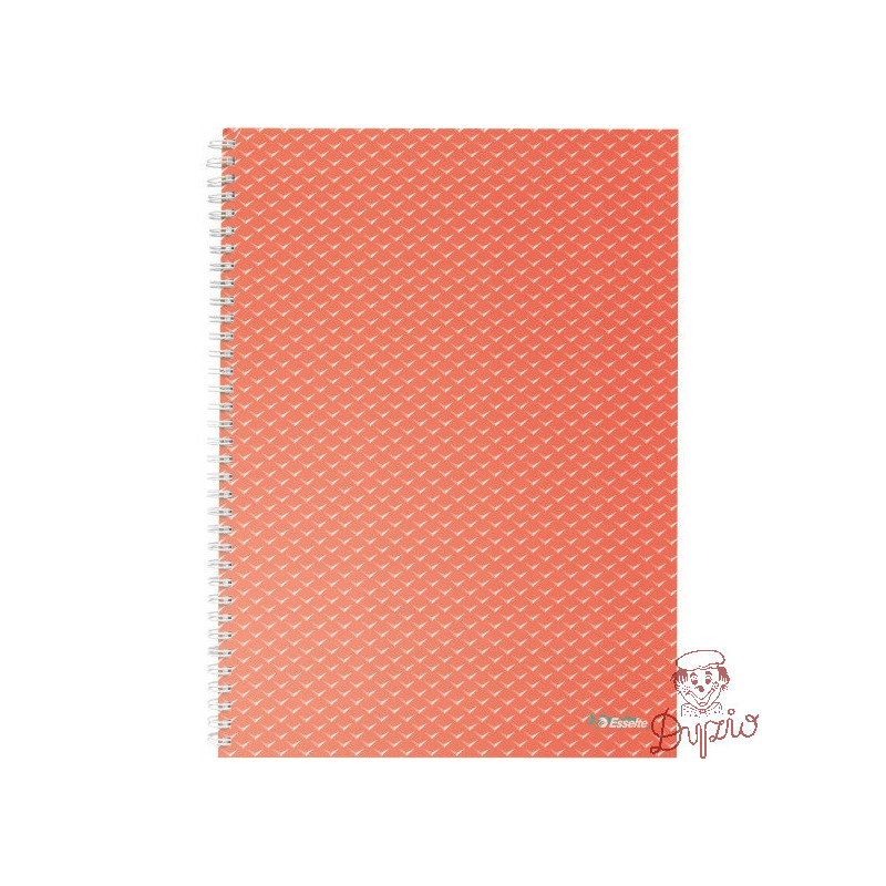 Kołonotatnik Colour`Breeze A4 w kratkę koralowy 628478 ESSELTE