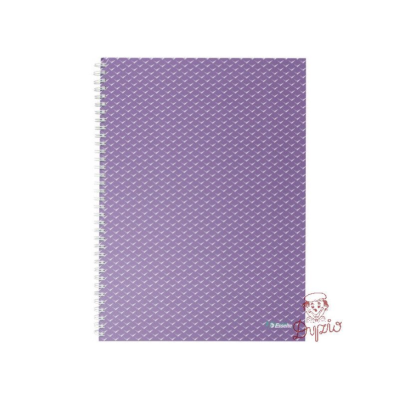 Kołonotatnik Colour`Breeze A4 w kratkę lawendowy 628479 ESSELTE