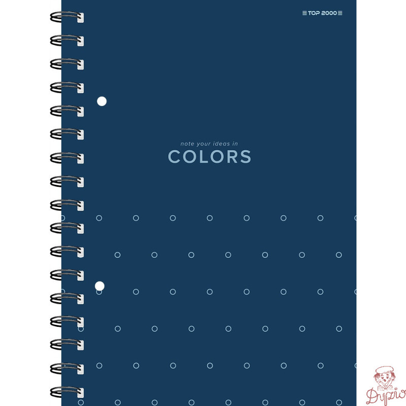 Kołozeszyt A5 100k kratka COLORS 400169209 TOP 2000