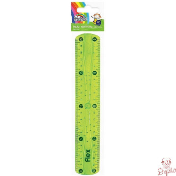 Linijka plastikowa elastyczna FIORELLO 20cm 130-1813 GR-F200