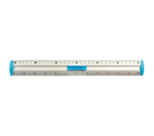 Linijka aluminiowa 30cm uchwyt niebieski BL040-NC TETIS