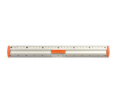 Linijka aluminiowa 30cm uchwyt pomarańczowy BL040-PC TETIS