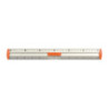 Linijka aluminiowa 30cm uchwyt pomarańczowy BL040-PC TETIS